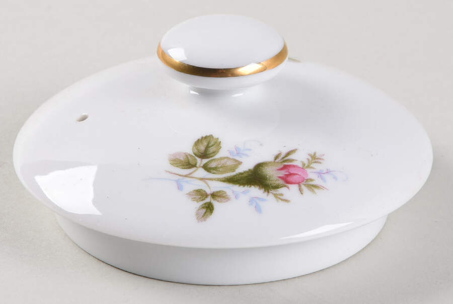 Moss Rose (Coupe Shape) Lid for Teapot by Sango-1