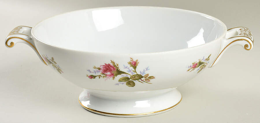 Moss Rose (Coupe Shape) Round Vegetable No Lid by Sango-1