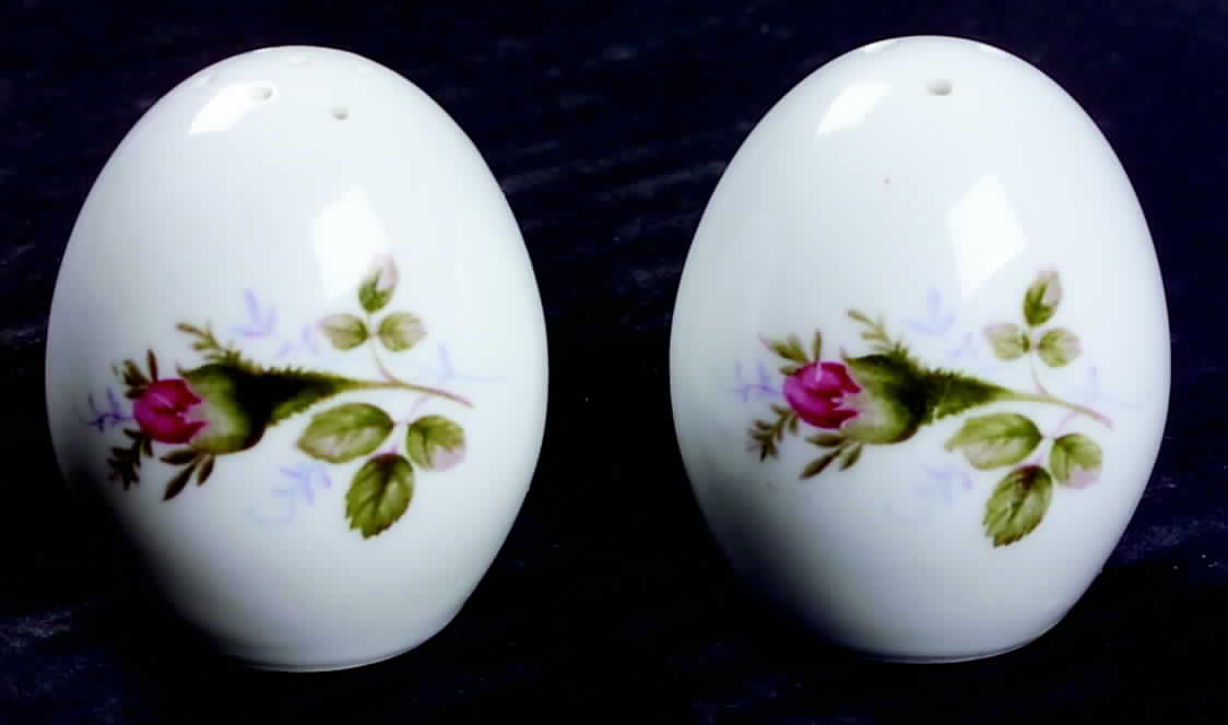 Moss Rose (Coupe Shape) Salt & Pepper Set by Sango-1