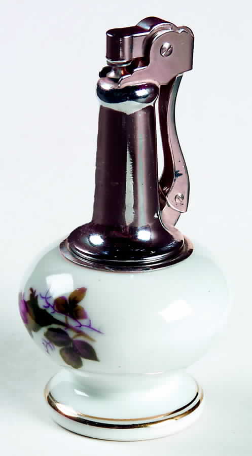 Moss Rose (Coupe Shape) Cigarette Lighter by Sango-1