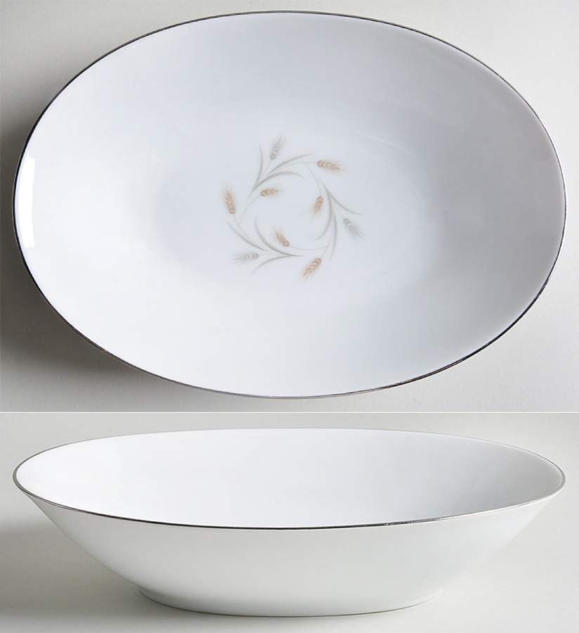 Muriel 10" Oval Vegetable Bowl by Sango-1