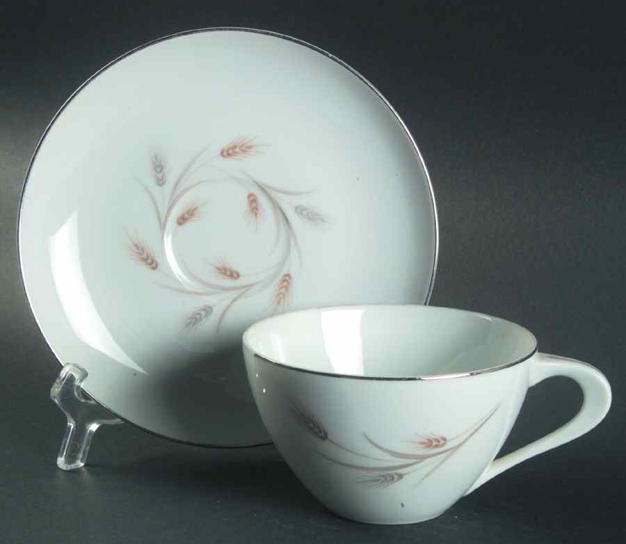 Muriel Flat Cup & Saucer Set by Sango-1