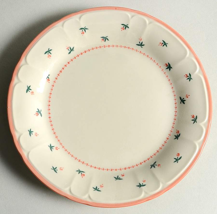 Mystique Peach Salad Plate by Sango-1