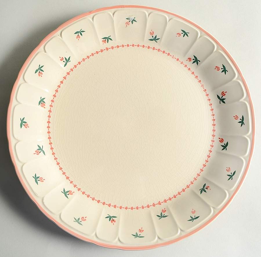 Mystique Peach 12" Chop Plate (Round Platter) by Sango-1