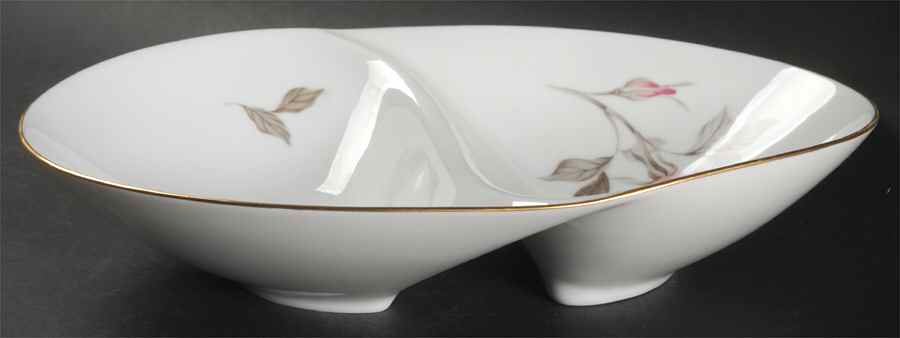 Nancy 11" Oval Divided Vegetable Bowl by Sango-1