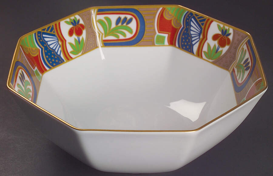 Nara 8" Octagonal Vegetable Bowl by Sango-1