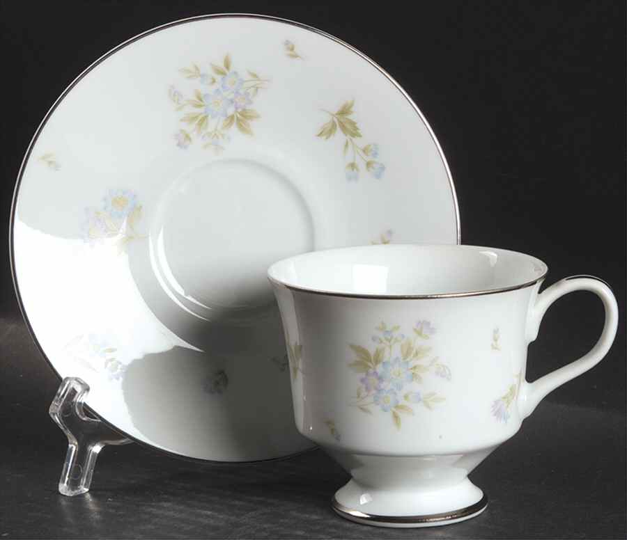 New Day Footed Cup & Saucer Set by Sango-1