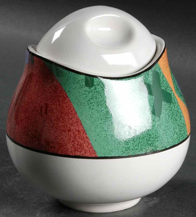 Nexus Sugar Bowl & Lid by Sango-1