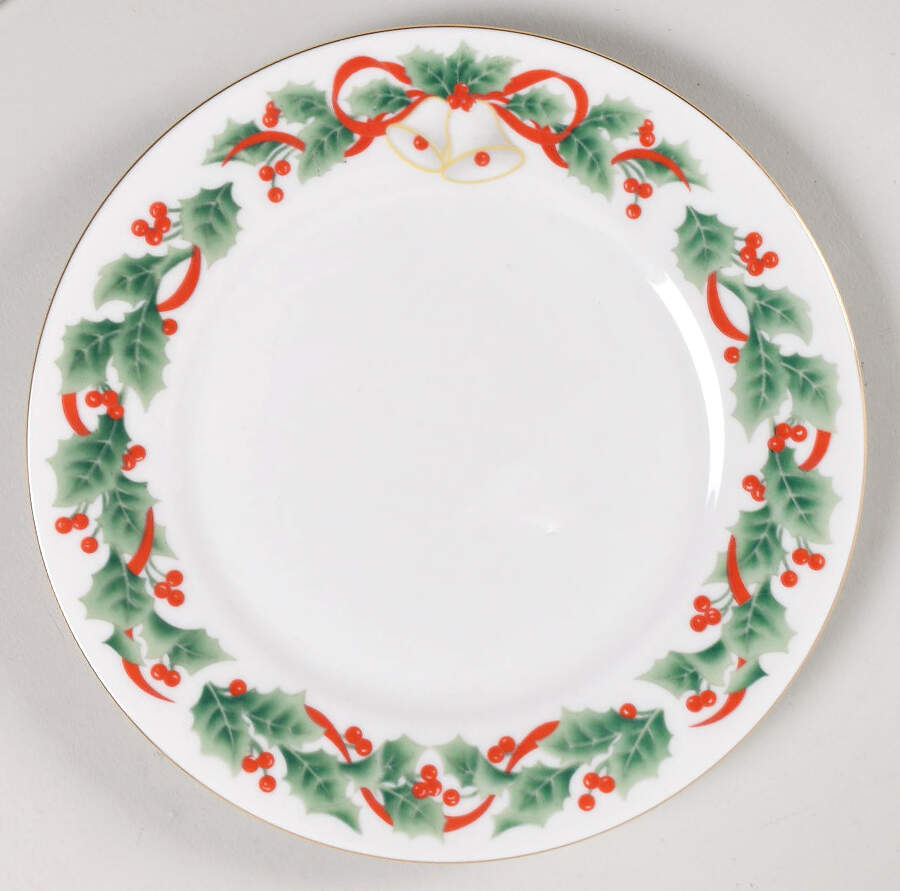 Noel Salad Plate by Sango-1