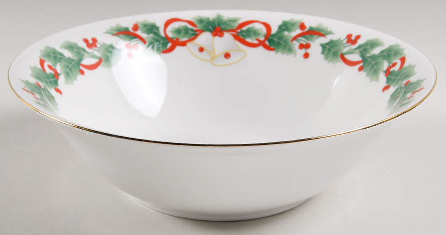 Noel 9" Round Vegetable Bowl by Sango-1