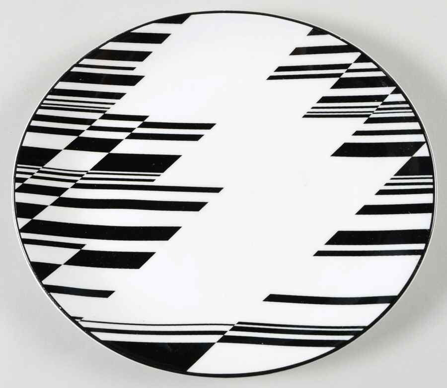 Noir Salad Plate by Sango-1