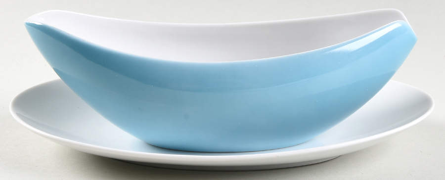 Nordica Gravy Boat & Underplate by Sango-1