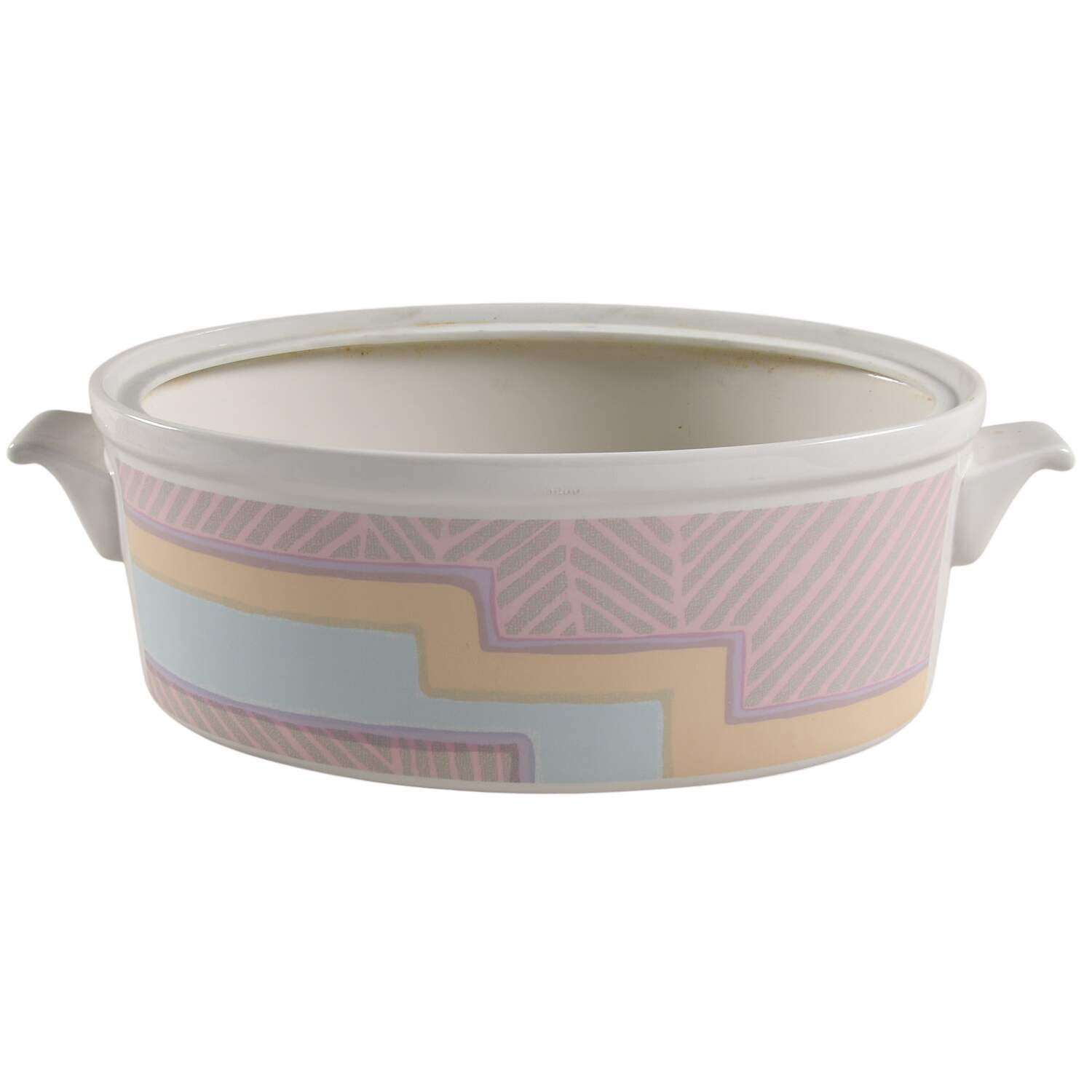Nouveau Multicolor 3 Qt Oval Covered Casserole No Lid by Sango-1