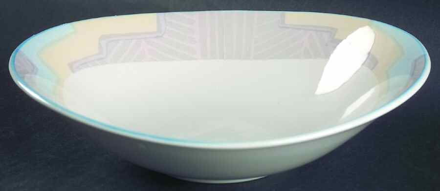 Nouveau Multicolor Coupe Soup Bowl by Sango-1