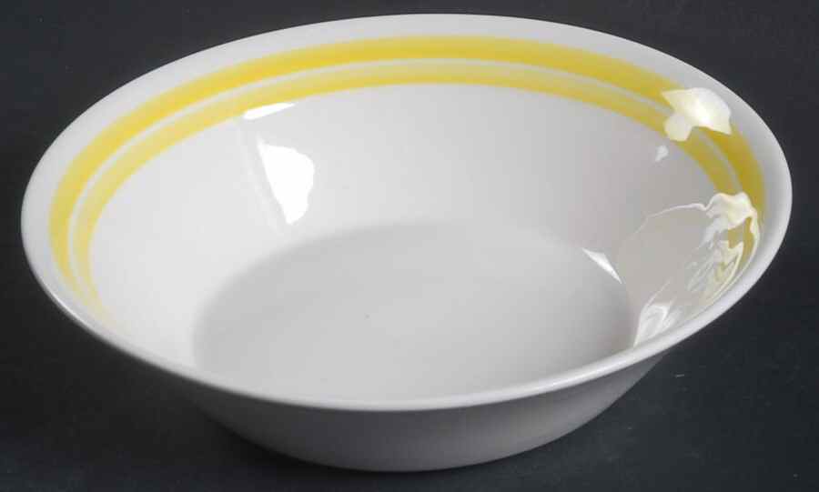 Nouveau Yellow Coupe Cereal Bowl by Sango-1