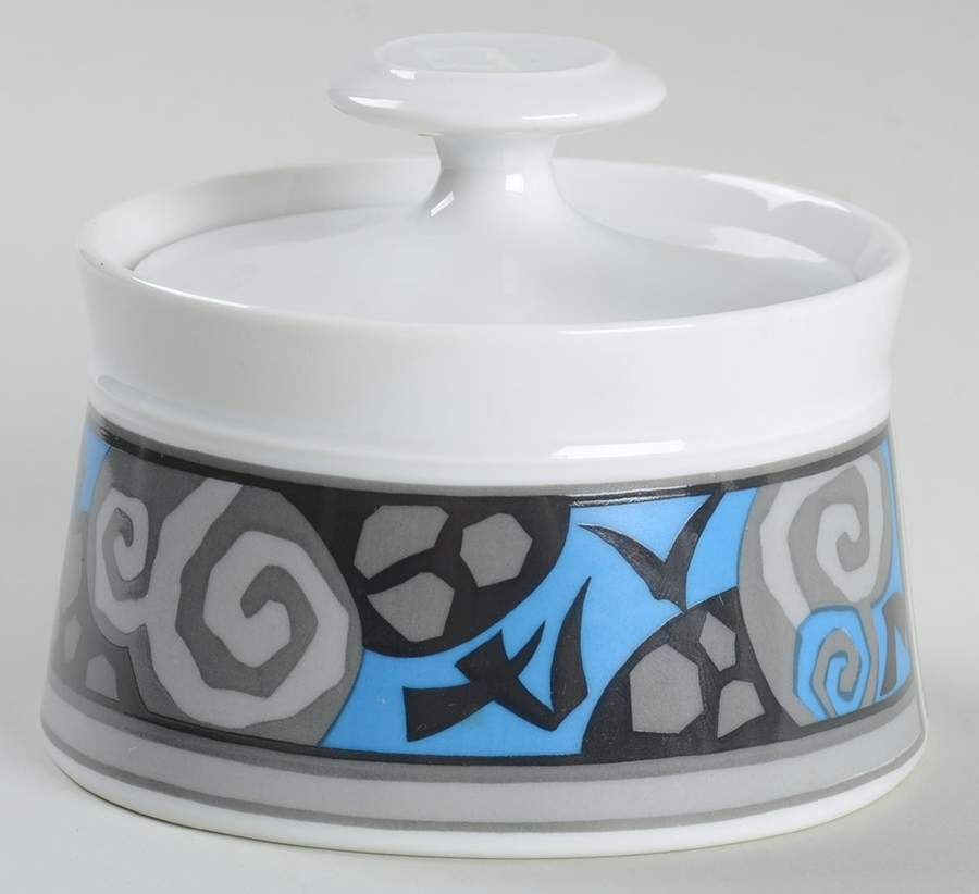 Obi Sugar Bowl & Lid by Sango-1