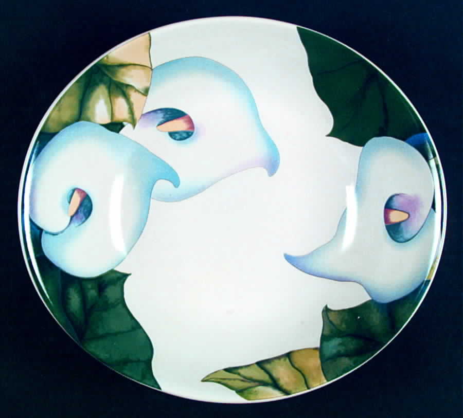 Obsession 9" Round Vegetable Bowl by Sango-1