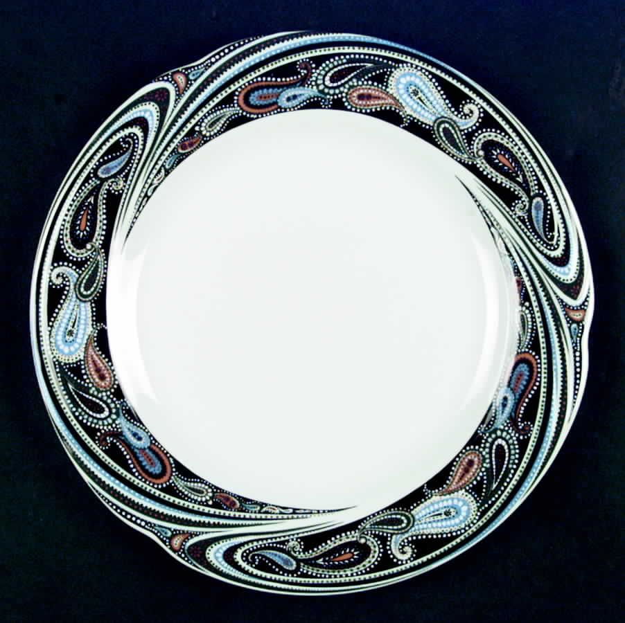 Ondine (Paisley Design) Dinner Plate by Sango-1