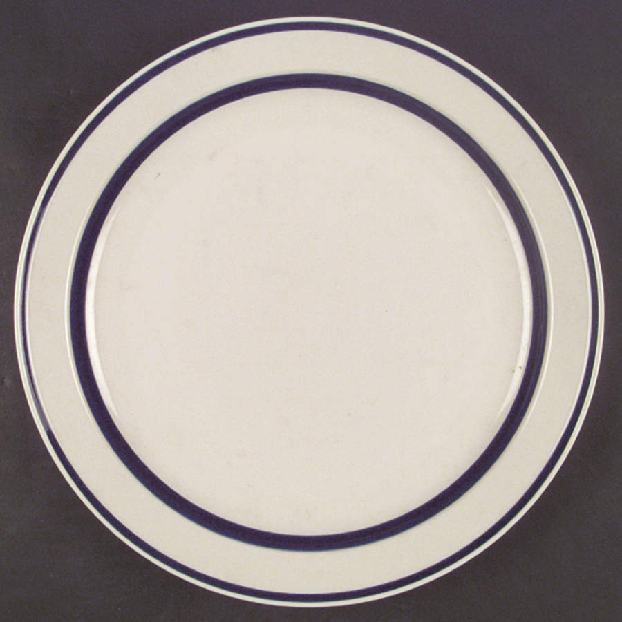 Orbit Blue Dinner Plate by Sango-1