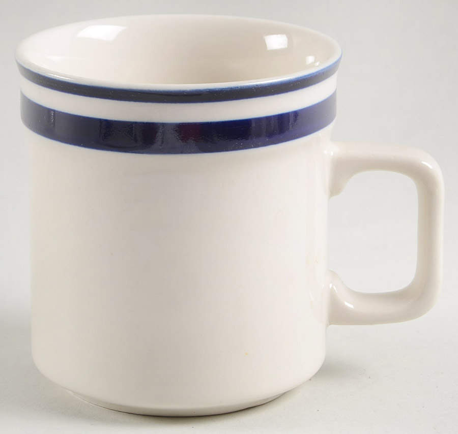 Orbit Blue Flat Cup by Sango-1