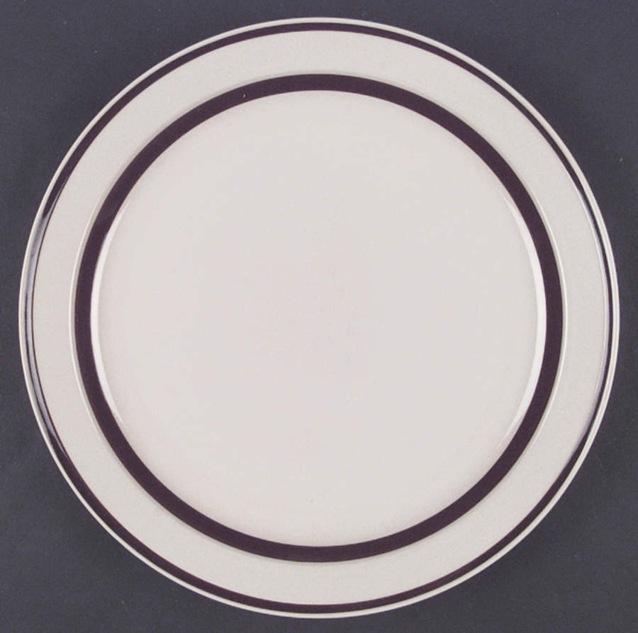 Orbit Brown Dinner Plate by Sango-1