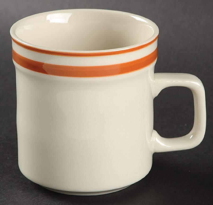 Orbit Sienna Flat Cup by Sango-1