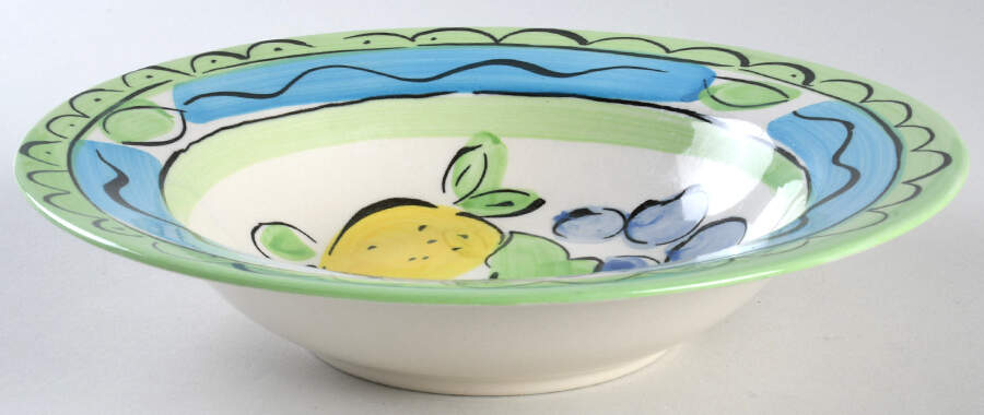 Orchard Large Rim Soup Bowl by Sango-1