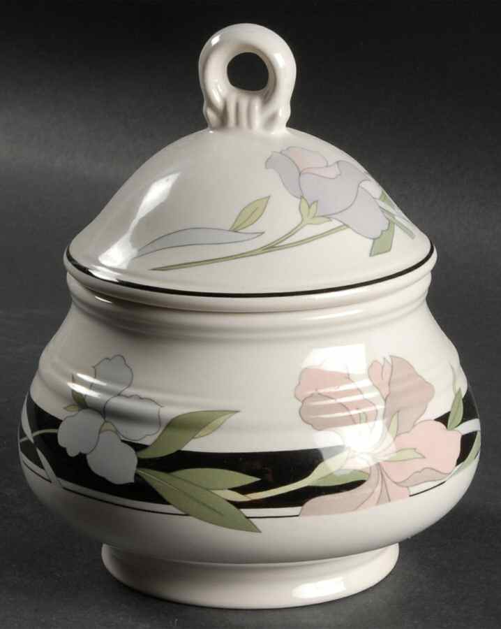 Overture Sugar Bowl & Lid by Sango-1