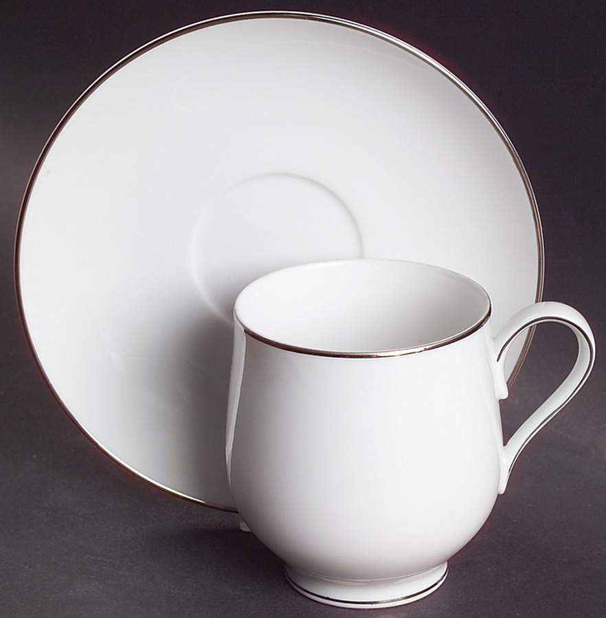Palatine Flat Cup & Saucer Set by Sango-1