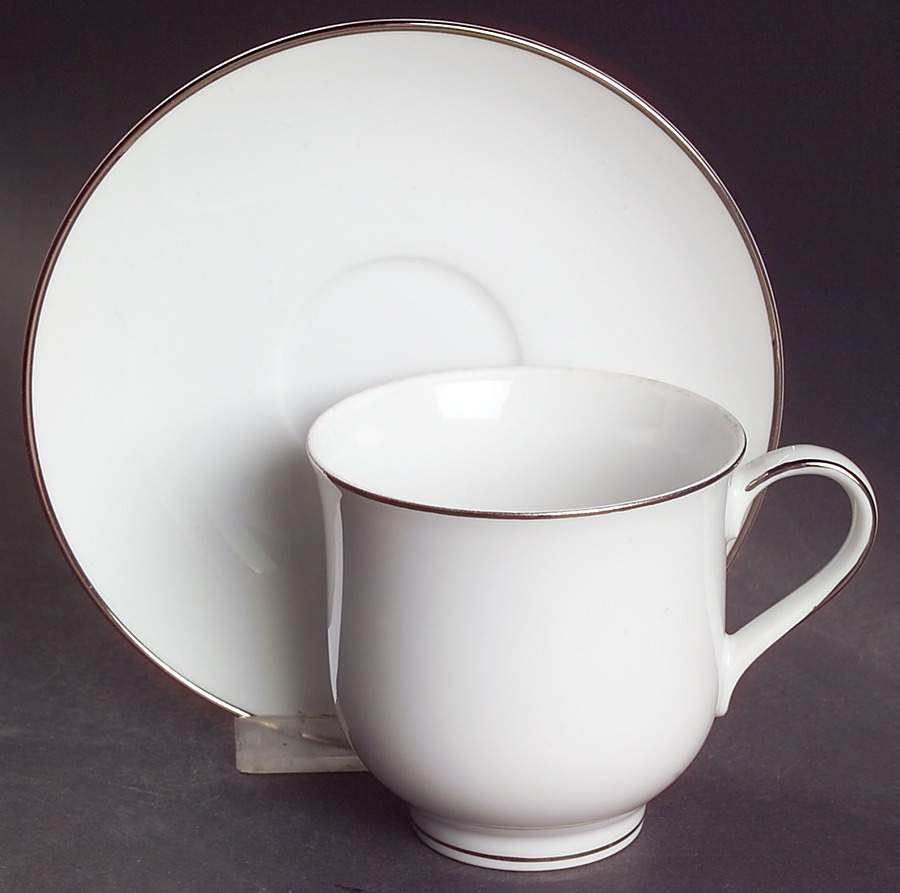Palatine Flat Cup & Saucer Set by Sango-1