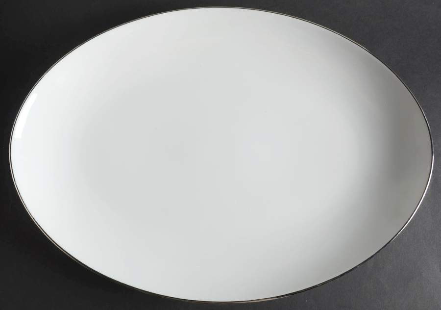 Palatine 16" Oval Serving Platter by Sango-1
