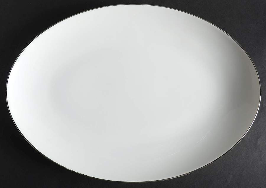 Palatine 14" Oval Serving Platter by Sango-1