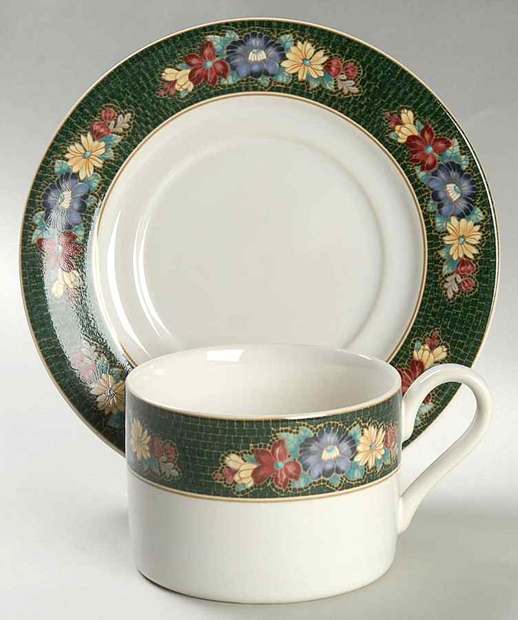 Pallazo Flat Cup & Saucer Set by Sango-1