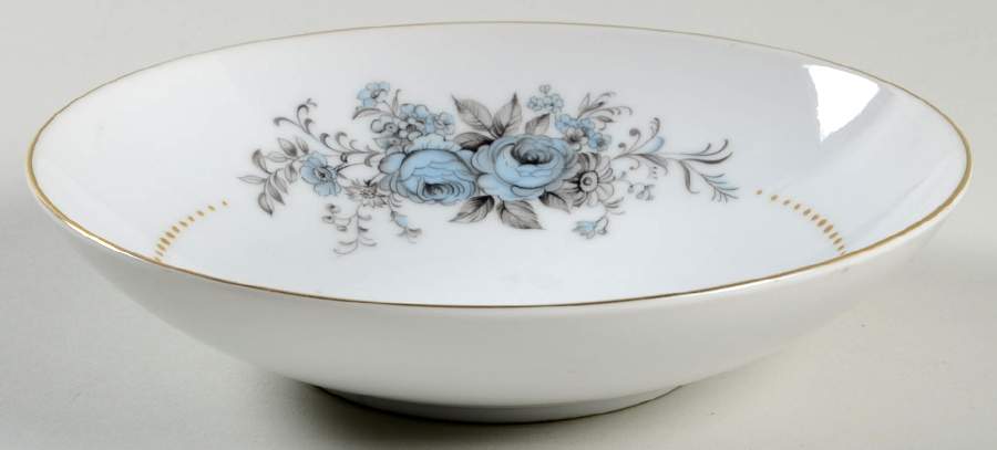 Pastel Rose Coupe Soup Bowl by Sango-1