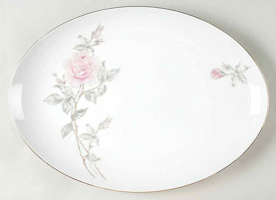 Pastoral 16" Oval Serving Platter by Sango-1