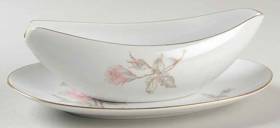 Pastoral Gravy Boat & Underplate/Relish by Sango-1