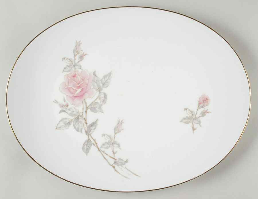 Pastoral 15" Oval Serving Platter by Sango-1