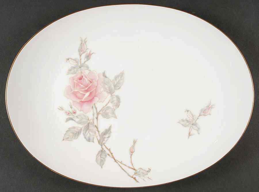 Pastoral 13" Oval Serving Platter by Sango-1