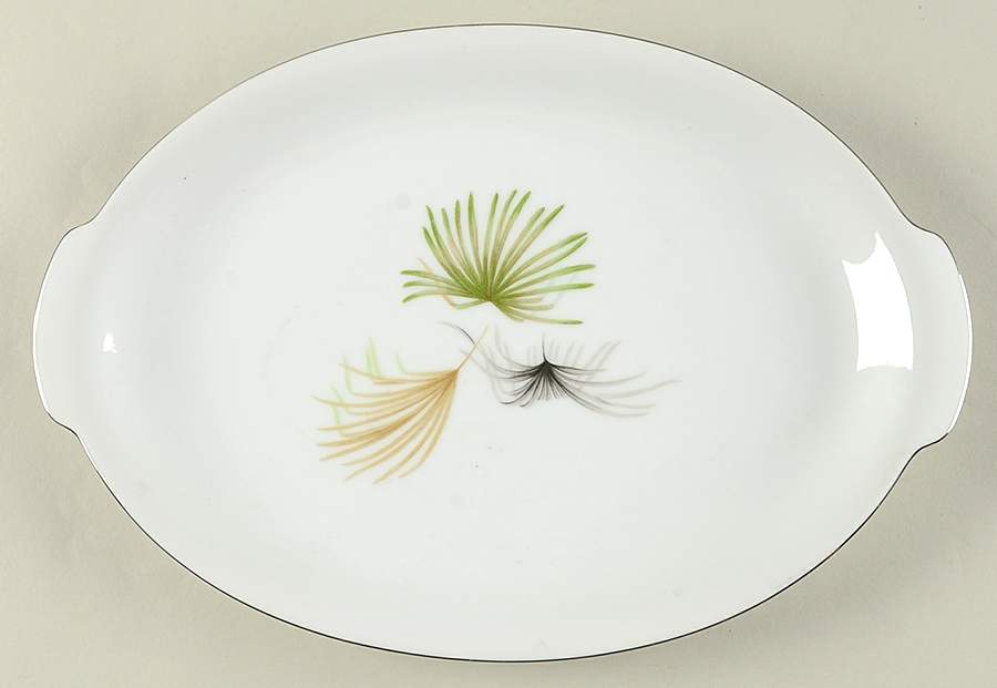 Palm Springs 12" Oval Serving Platter by Sango-1