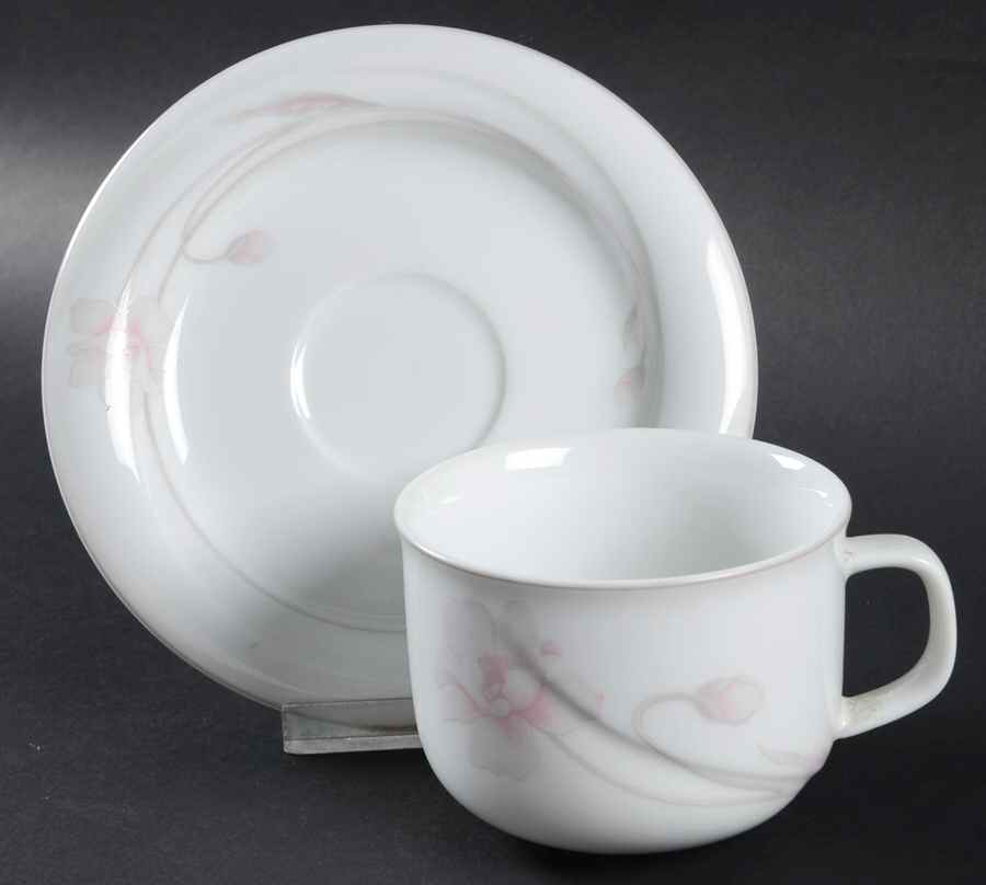 Passion Flat Cup & Saucer Set by Sango-1