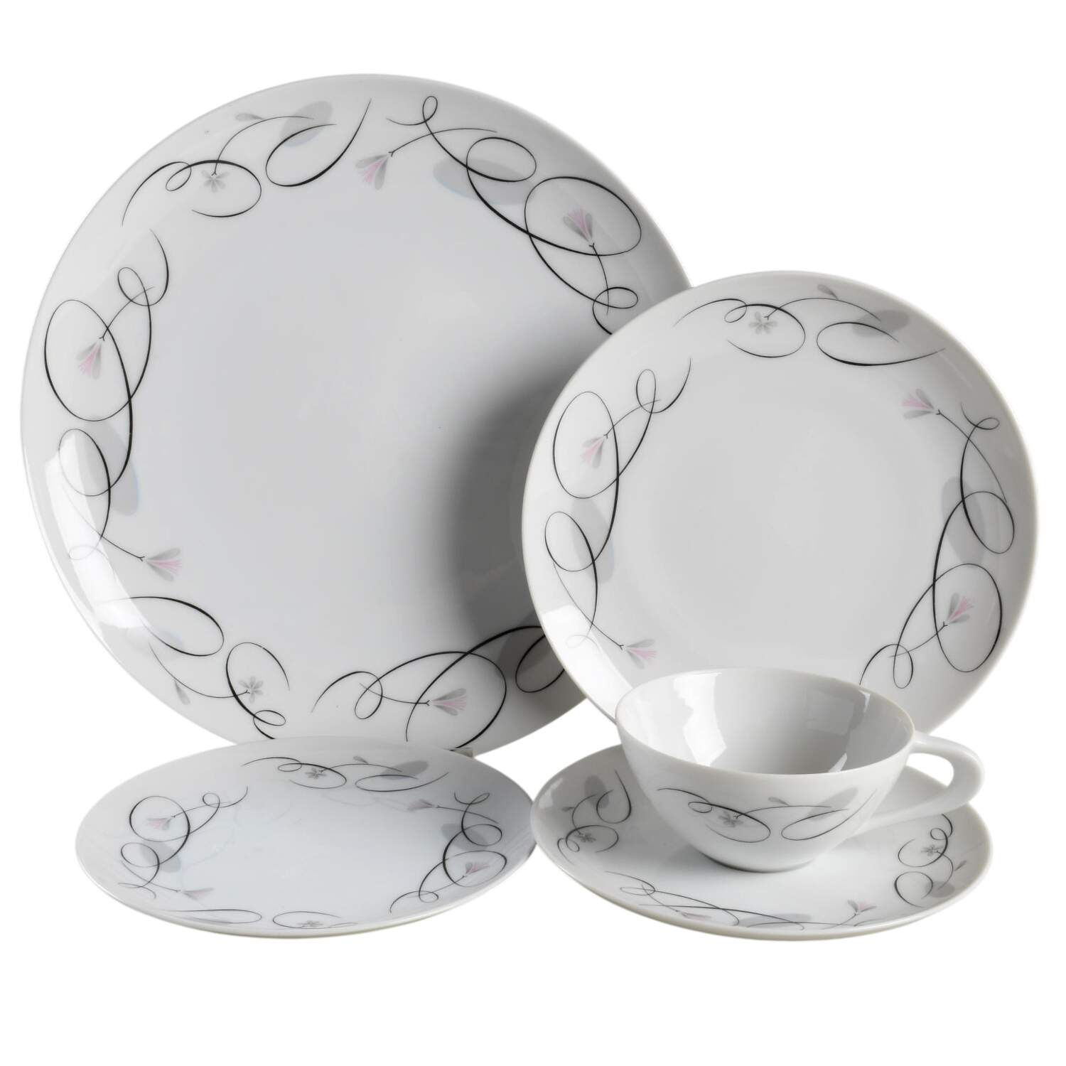 Patrician 5 Piece Place Setting by Sango-1