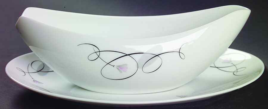 Patrician Gravy Boat & Underplate/Relish by Sango-1
