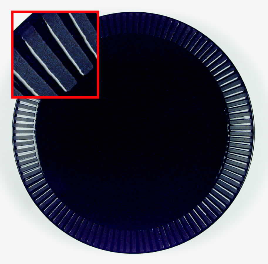 Patio Black Dinner Plate by Sango-1