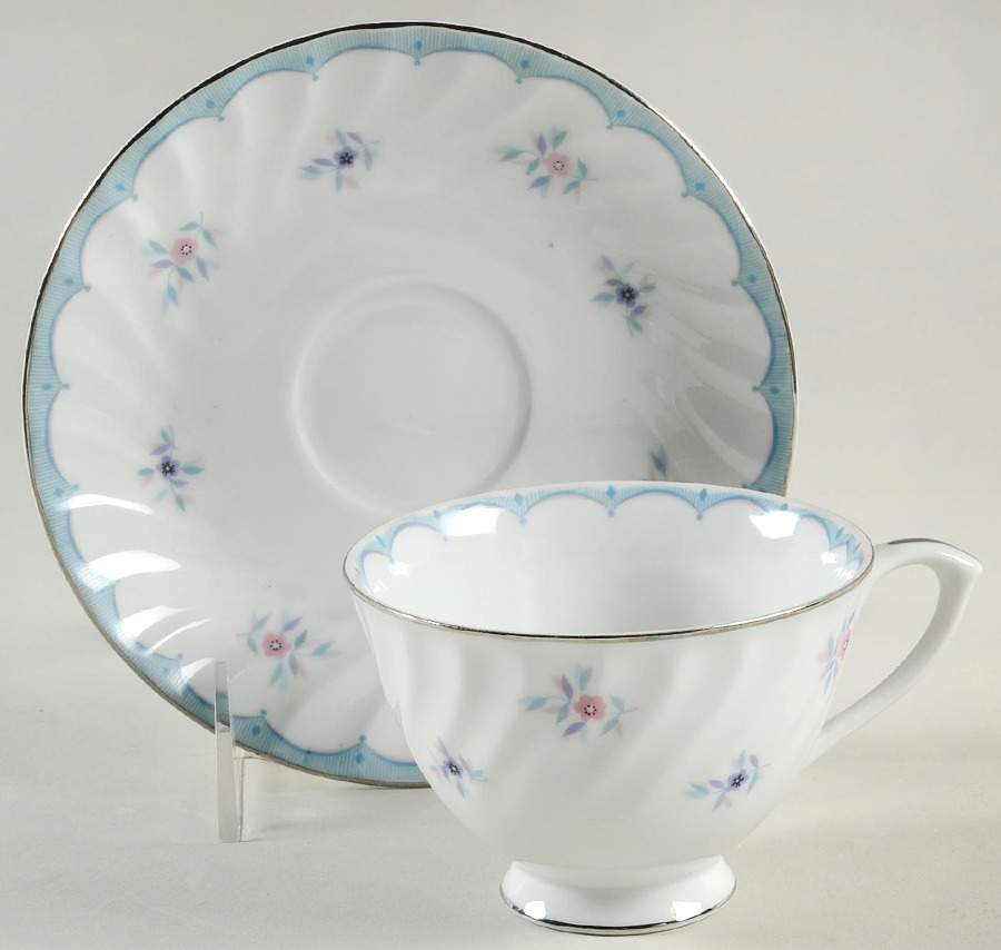 Patrician Footed Cup & Saucer Set by Sango-1