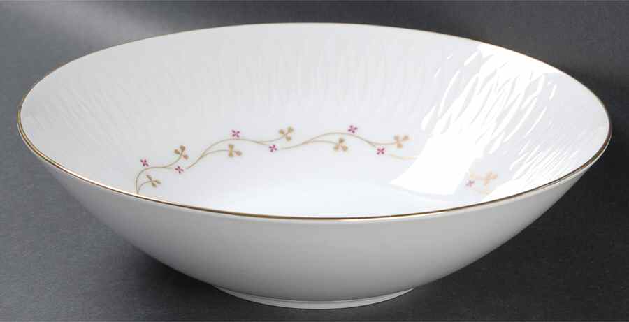 Petite Fleur Round Divided Vegetable Bowl by Sango-1