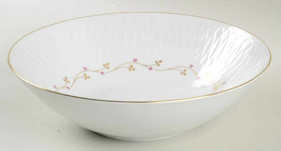 Petite Fleur 9" Round Vegetable Bowl by Sango-1