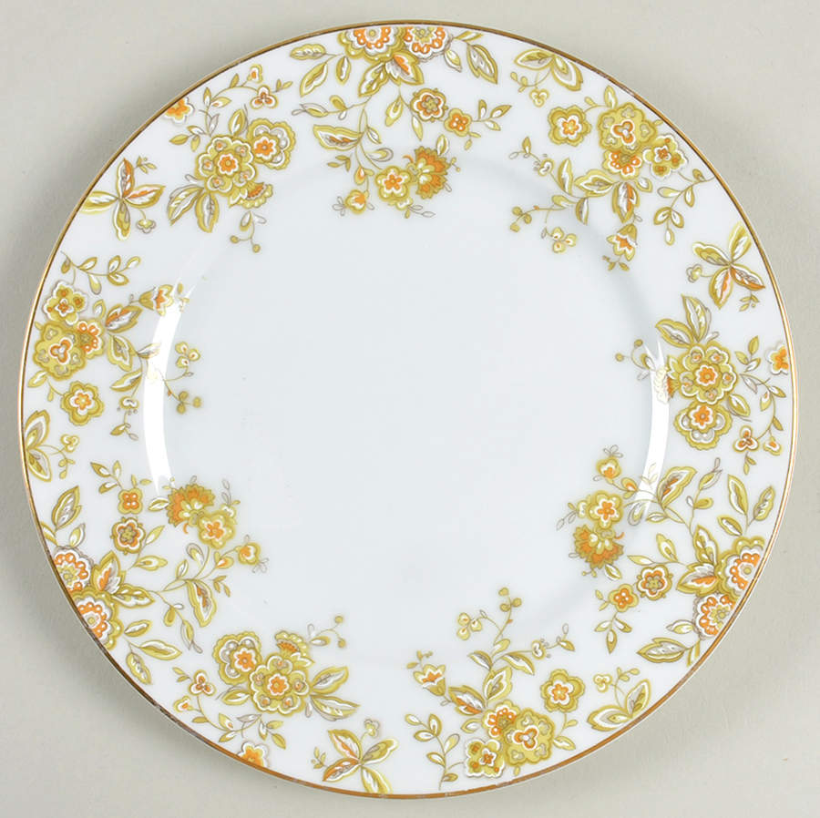 Persian Wood Salad Plate by Sango-1