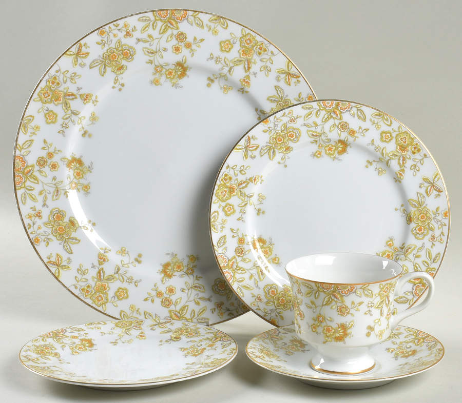 Persian Wood 5 Piece Place Setting by Sango-1