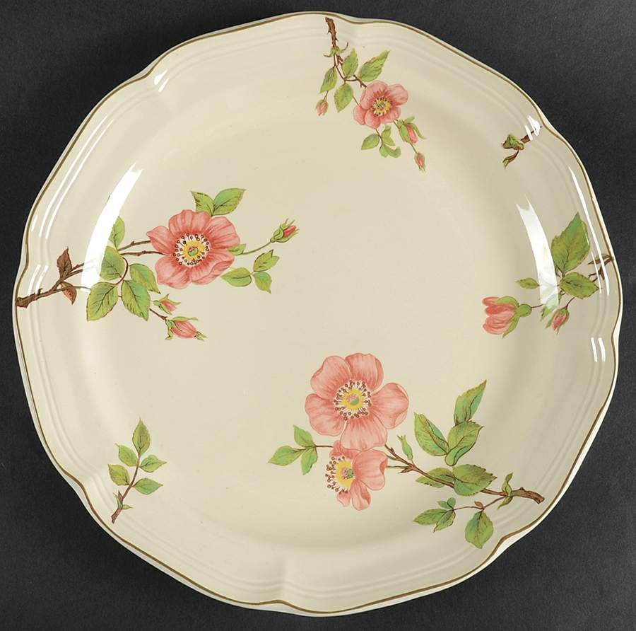 Pink Blossom 12" Chop Plate (Round Platter) by Sango-1