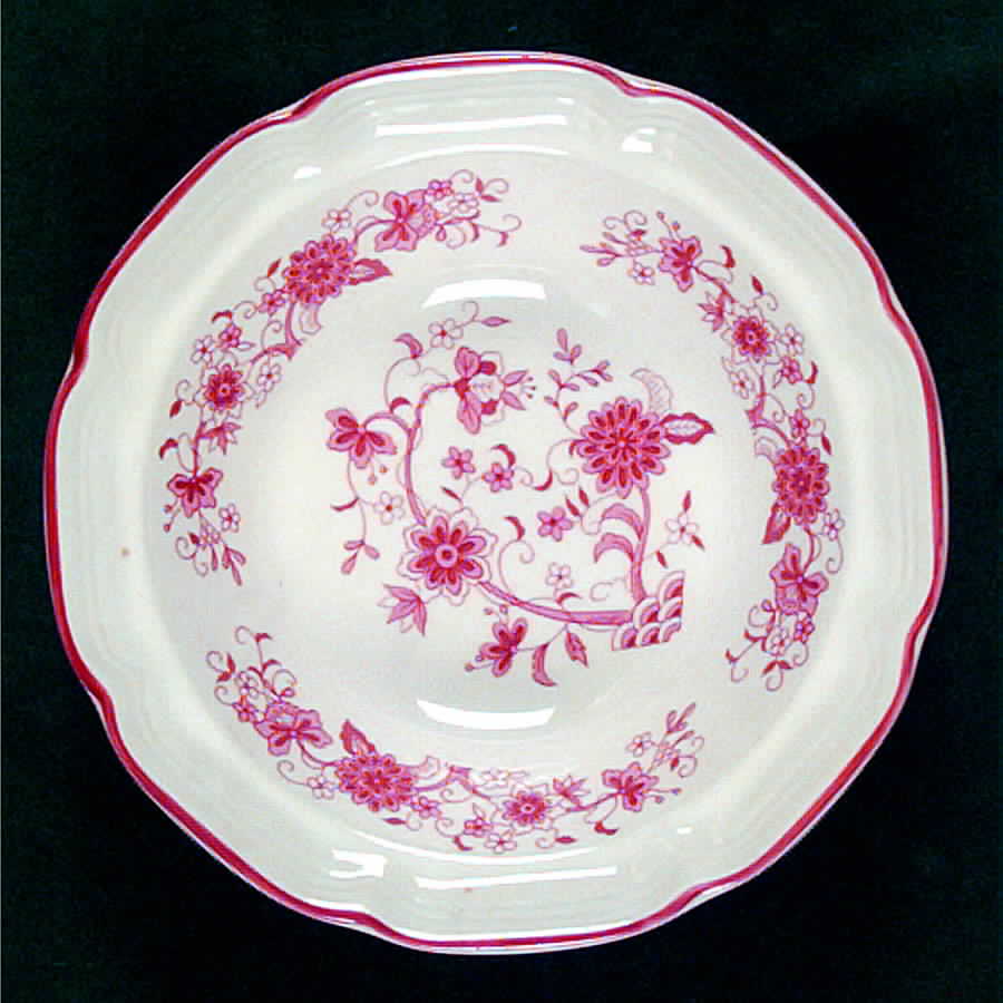 Pink Classic Rim Fruit/Dessert (Sauce) Bowl by Sango-1